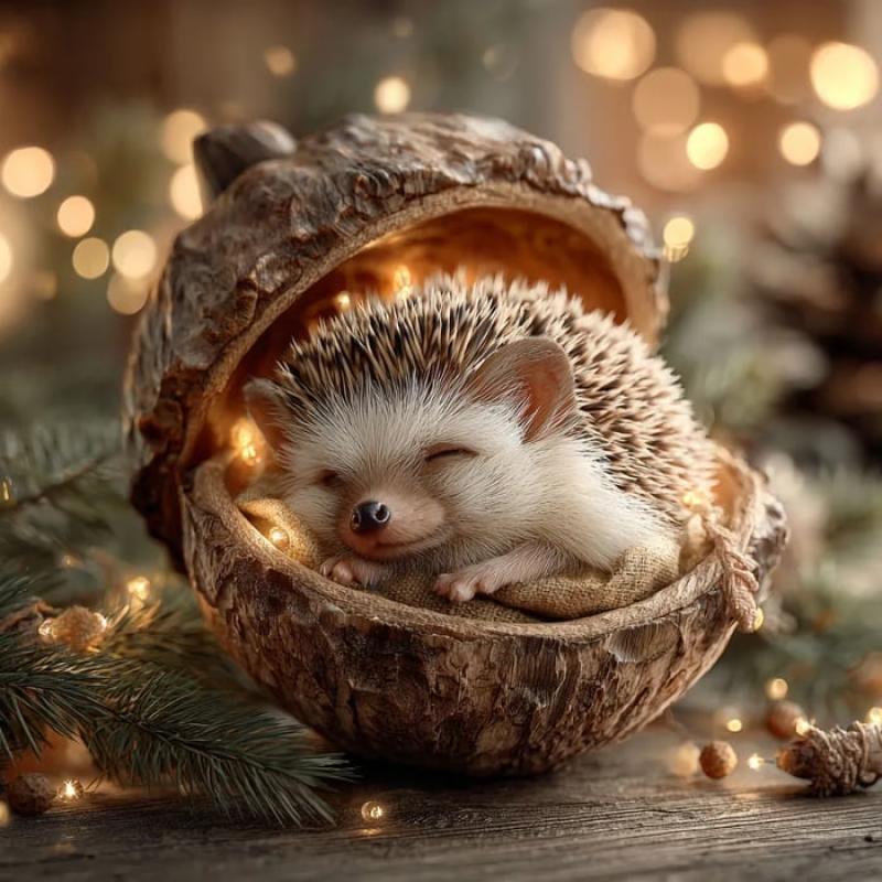 Forest Animal Acorn Ornaments – Cozy Forest Christmas