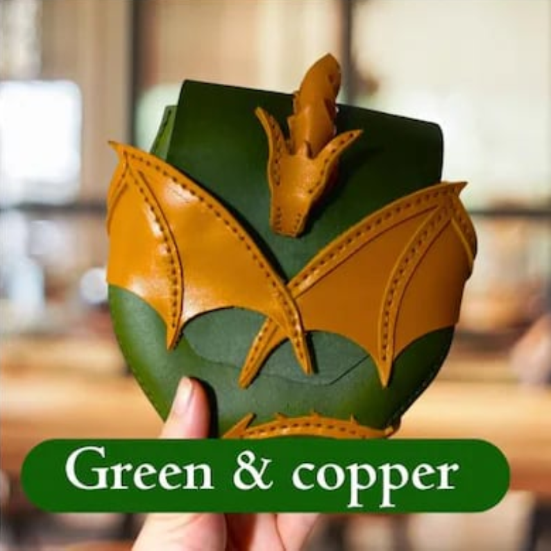 Dragon Embrace Leather Shoulder Bag