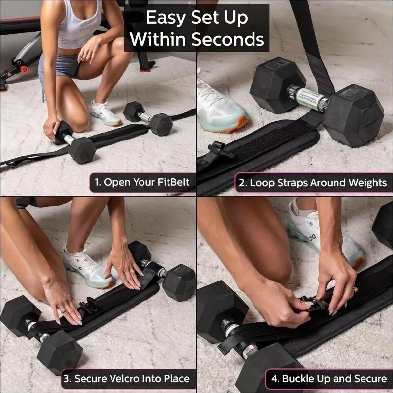 Adjustable Hip Thrust Belt – Resistance Glute Trainer