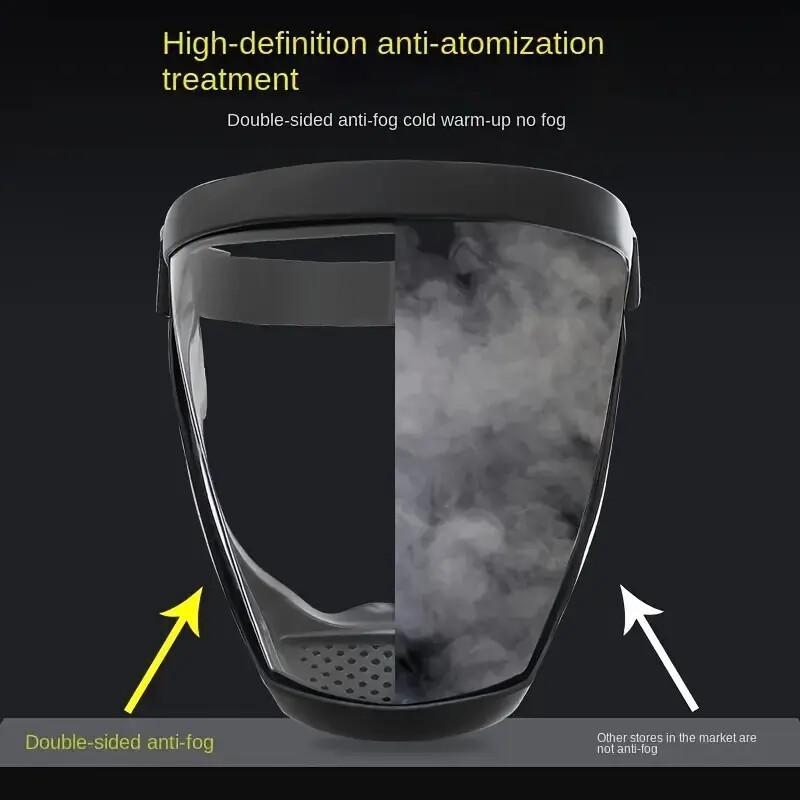 Adjustable Full-Face Protective Shield – Heat & Impact Resistant