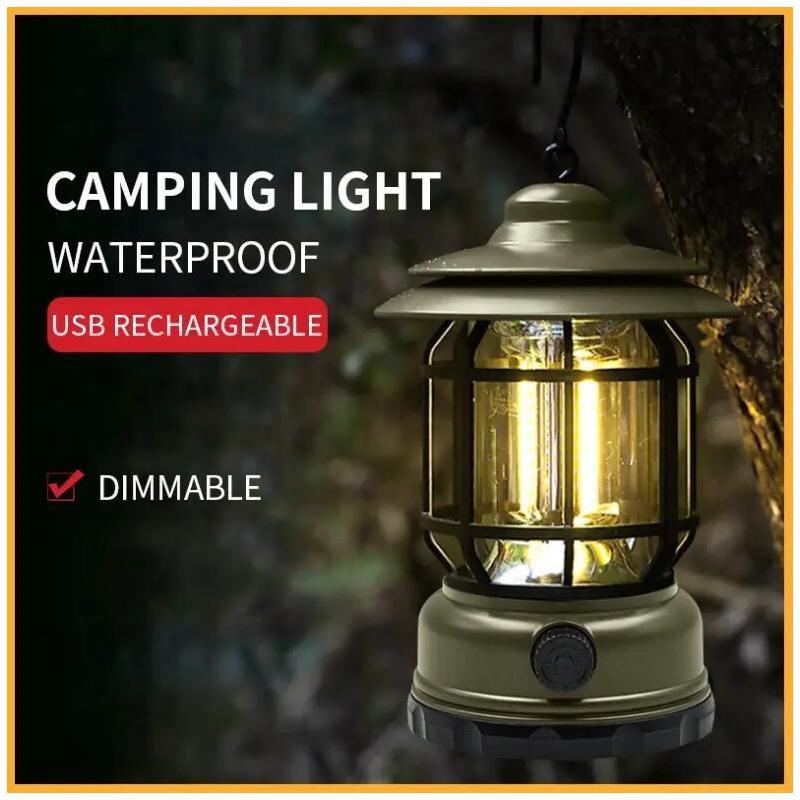Rechargeable LED Camping Light – Portable Tent & Emergency Lamp