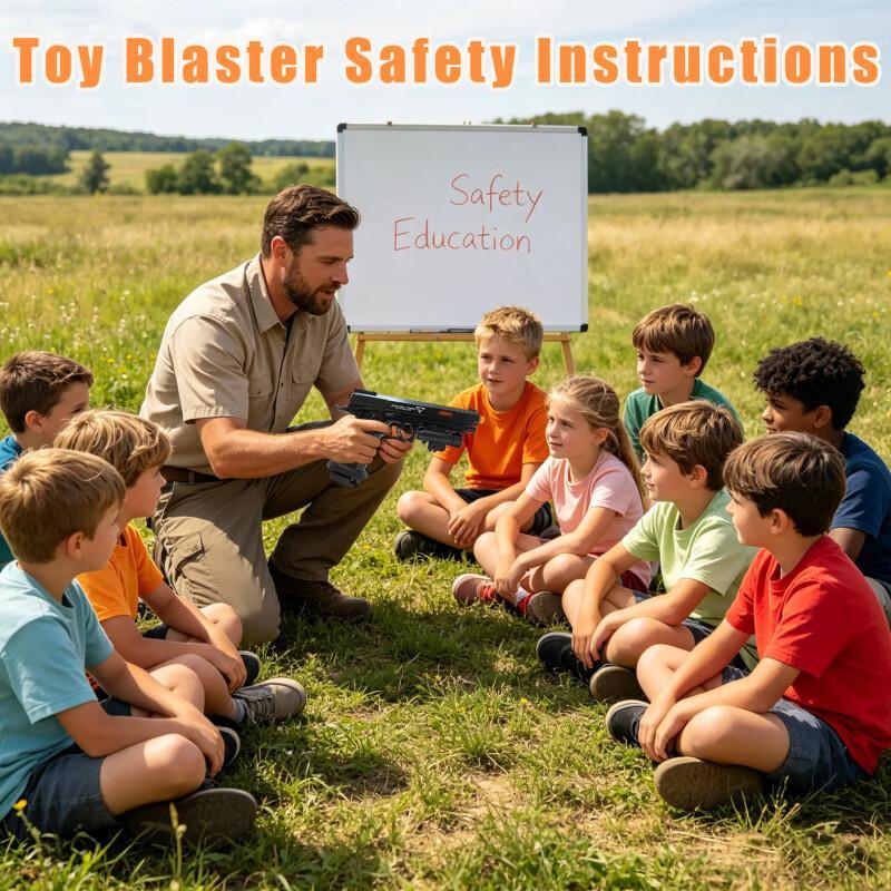 Shell Ejecting Toy Pistol – Soft Bullet Shooting Toy