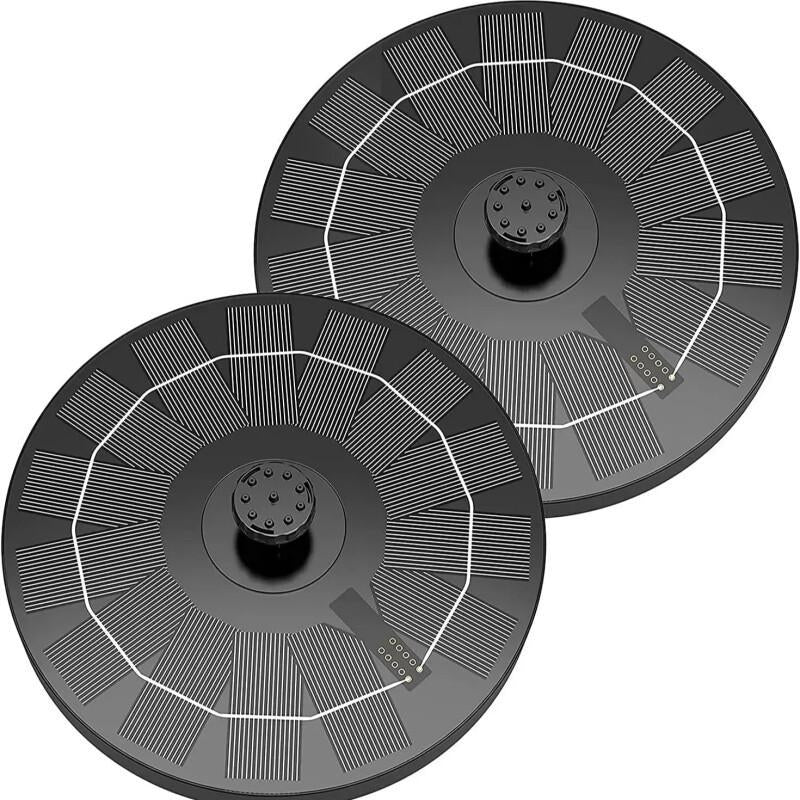 Solar Bird Bath Fountain – Floating Water Pump With 6 Nozzles For Garden & Pond