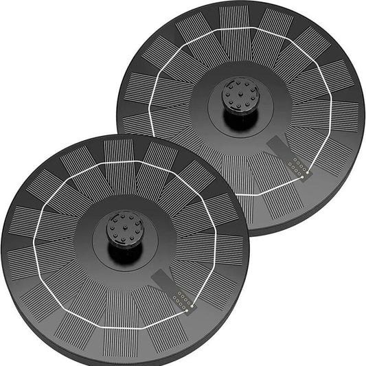 Solar Bird Bath Fountain – Floating Water Pump With 6 Nozzles For Garden & Pond