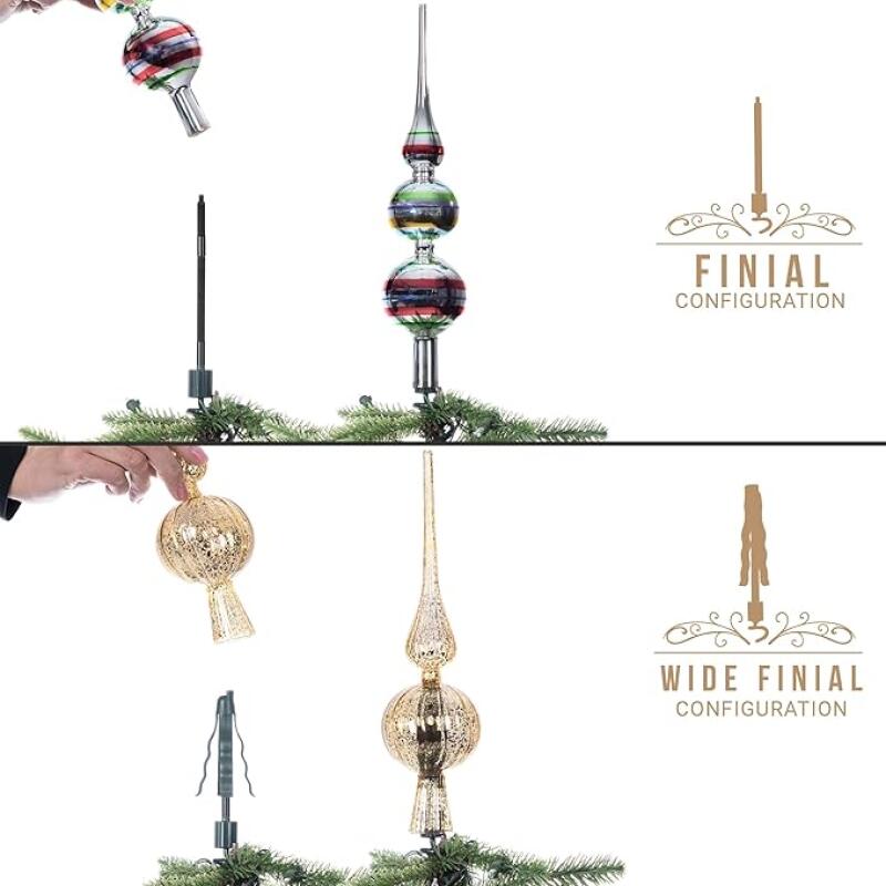 Christmas Tree Topper Holder - Twist-On Stabilizer