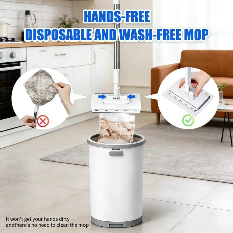 Hands-Free Disposable Mop – Dry & Wet Floor Cleaner