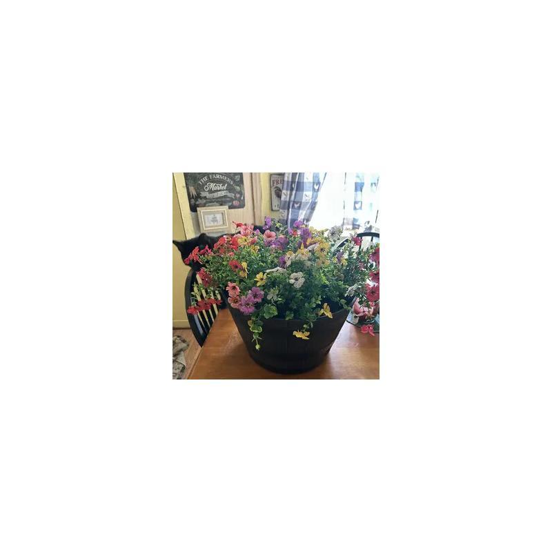 UV Resistant Artificial Flower Bouquet – 6 Colors Set