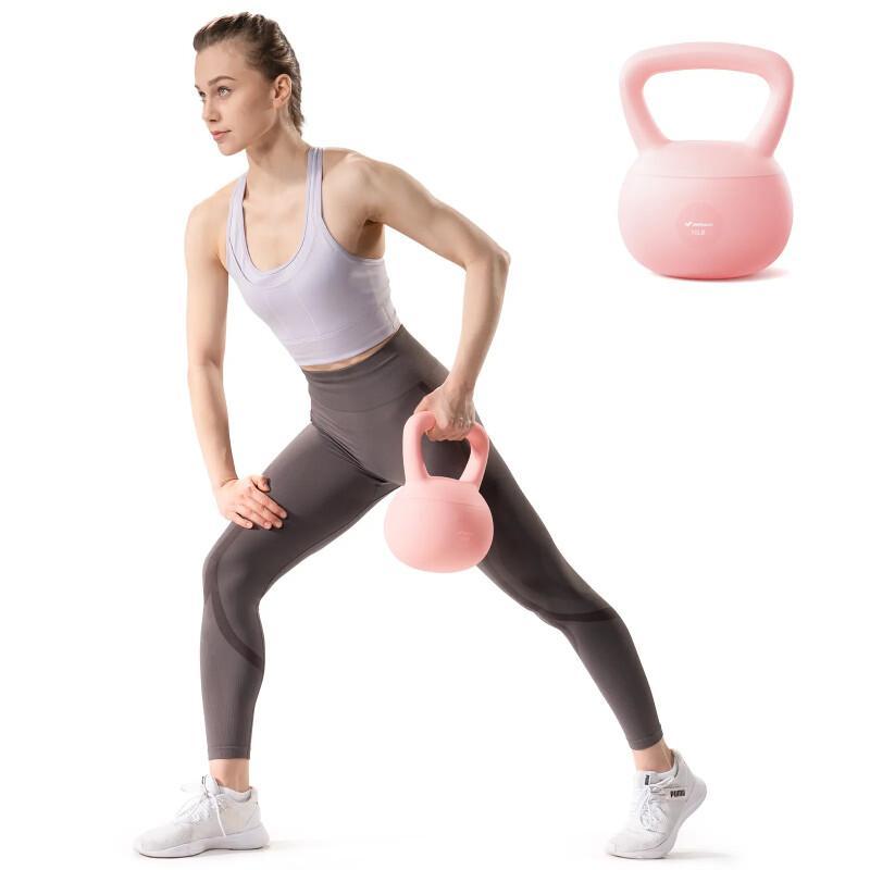 Soft Kettlebell With Handle For Strength & Core Training – Safe Weightlifting Kettlebell For Home Gym Fitness