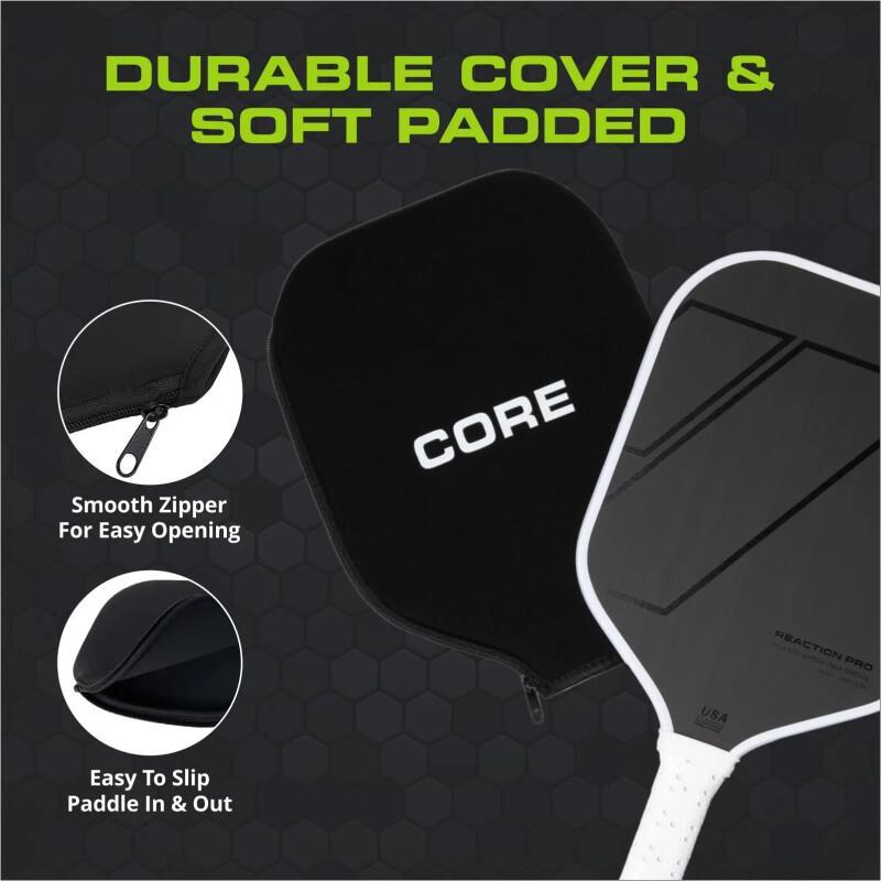 CORE Reaction Pro Pickleball Paddle - T700 Carbon Fiber (16mm)
