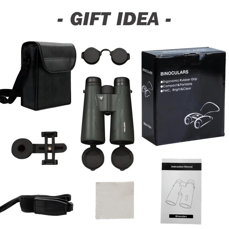 15x52 Binoculars – High Magnification, BAK4 Prism, Large Eyepieces For Bird Watching & Hiking
