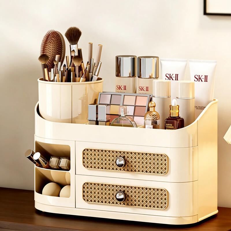 Large Makeup Organizer Box – Multi-Functional Cosmetic Storage