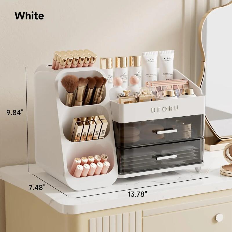 Large Makeup Organizer Box – Multi-Functional Cosmetic Storage