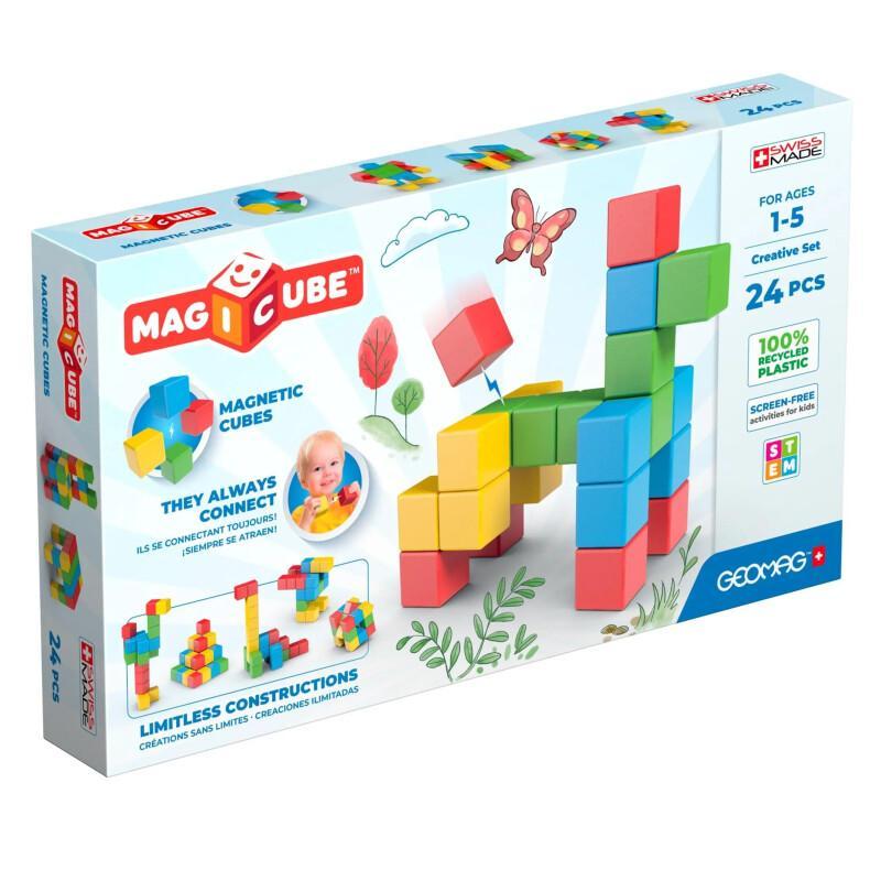Magnetic Building Blocks – STEM Toy For Toddlers (24 Pcs)