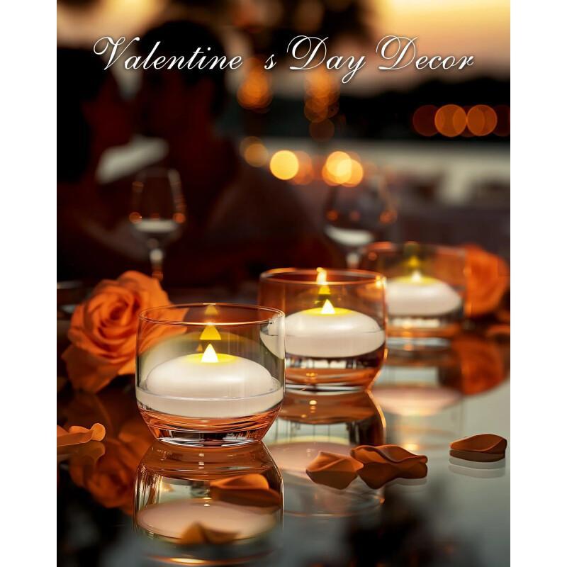 Flameless Floating LED Candles (24 Pack) – Waterproof Tealights
