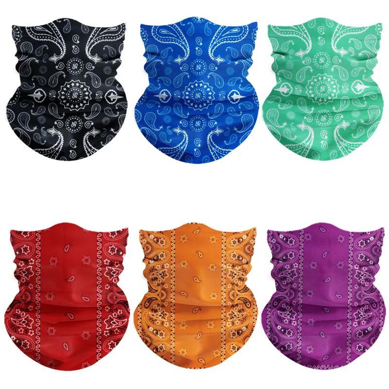 UV Cooling Neck Gaiter Set (6 Pack) – Multi-Use Face Cover