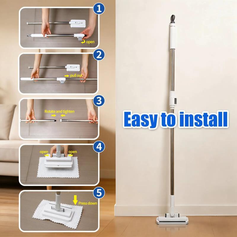 Hands-Free Disposable Mop – Dry & Wet Floor Cleaner