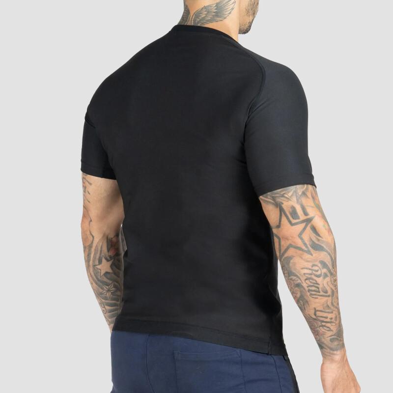 Men’s Heat Trapping Sauna T-Shirt – Compression Sweat-Enhancing Workout Top For Gym, Exercise & Athletic Training
