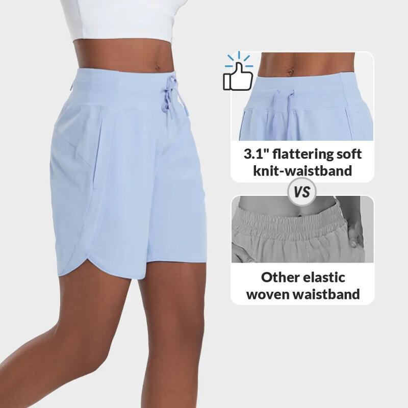 Women's 3‘’/5''/7'' Athletic Long Running Shorts - High Waistband Quick Dry