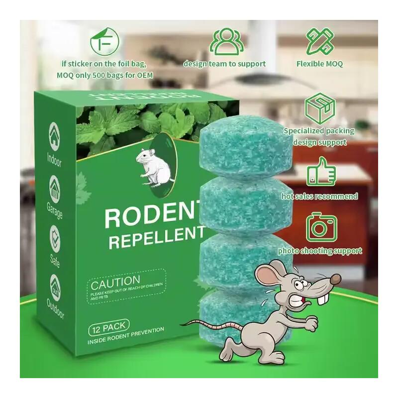 Natural Mouse Repellent Pouches – Peppermint Oil (12 Pack)
