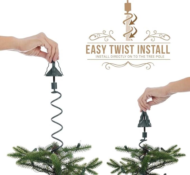 Christmas Tree Topper Holder - Twist-On Stabilizer