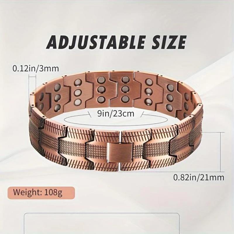 Copper Magnetic Bracelets — Boost Circulation, Ease Fatigue