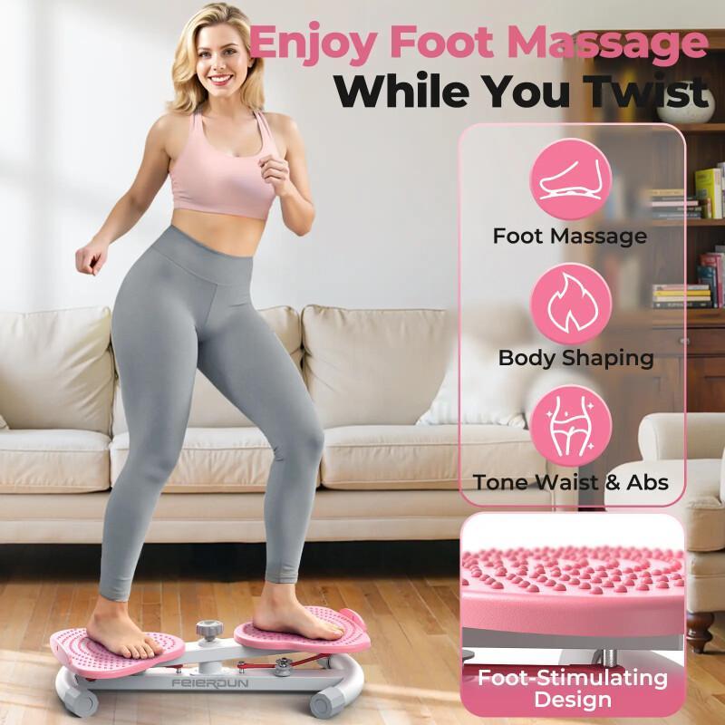 Waist Twist Machine – Home Gym Abs Twister For Core Strength & Toned Waist