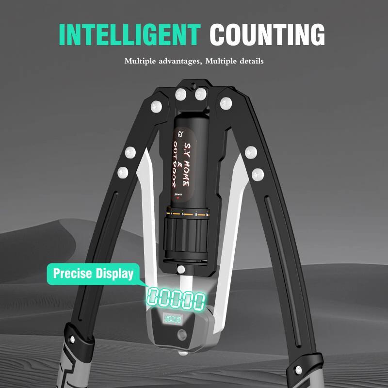Hydraulic Arm & Chest Trainer – Adjustable Resistance With Smart Counter