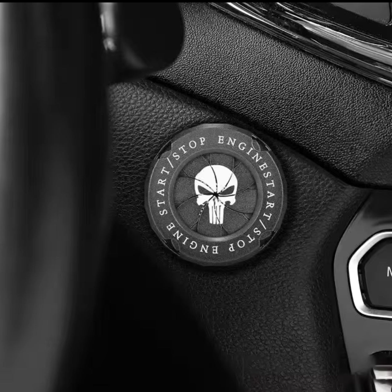 Twist Lock Design Car Start Stop Button Cover