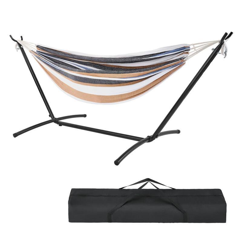Portable Hammock With Stand – 450LB Steel Frame Outdoor Lounge