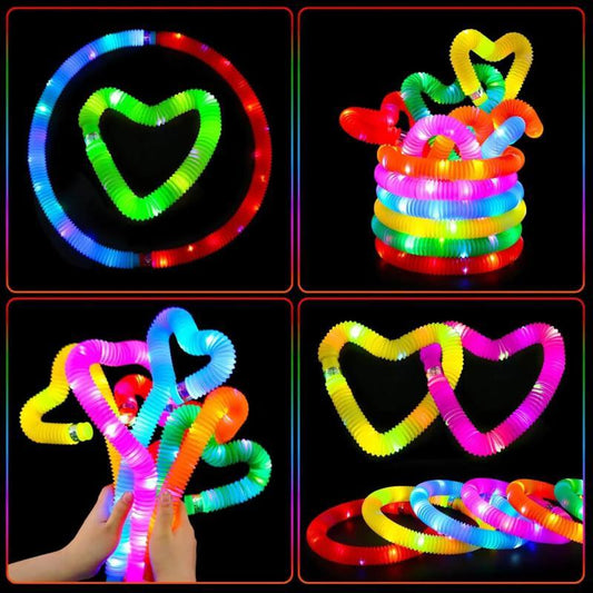 LED Glow Pop Tubes – 24-Pack Kids Party Favors