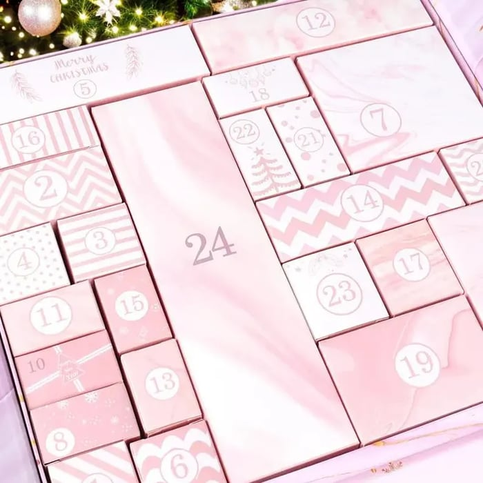 24 Days Of Magic: Pink Marble Advent Calendar For 2025
