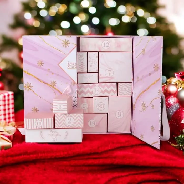 24 Days Of Magic: Pink Marble Advent Calendar For 2025