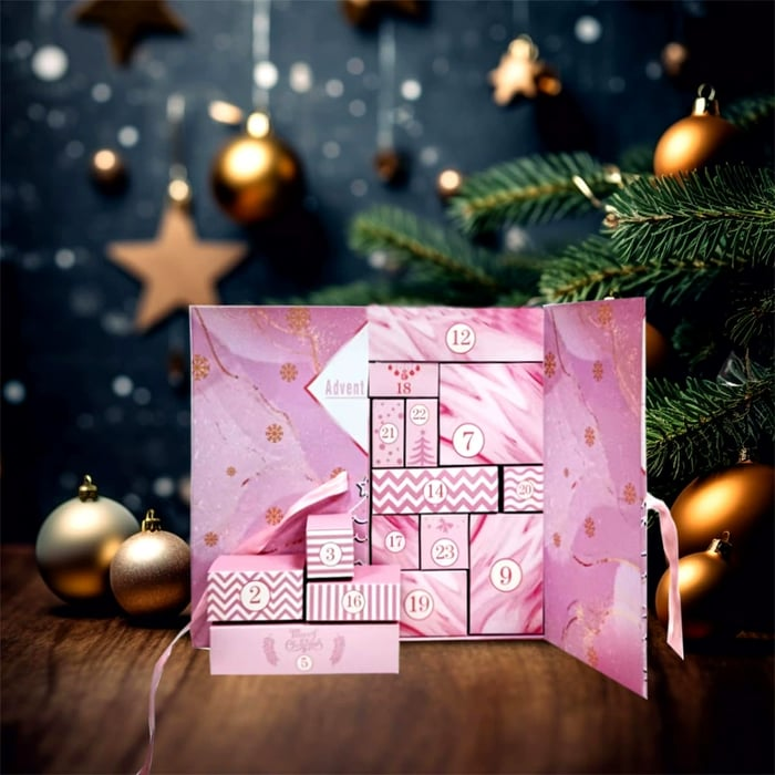 24 Days Of Magic: Pink Marble Advent Calendar For 2025