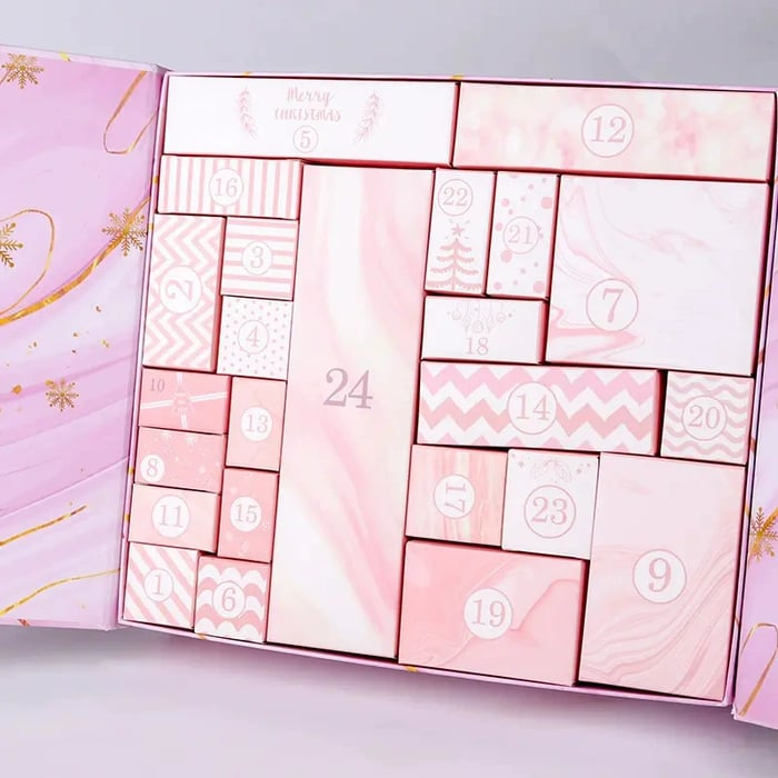 24 Days Of Magic: Pink Marble Advent Calendar For 2025